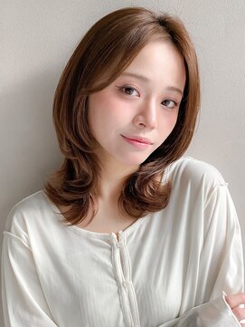 リヤン 表参道(lyann) くびれヘアレイヤーカット愛されセミディシースルーバング