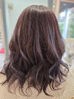 ヘア アンド ブライダル ノア(hair&bridal noah)&nbsp;ミディアムレイヤー髪質改善くびれ抜け感