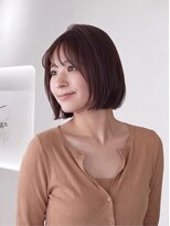 ウィズ ヘア デザイン(wis hair design)&nbsp;酸性ストレートで叶えるやわらかナチュラルボブ