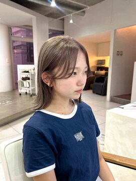 ユッカ 高槻茨木店(YUCCA) 【 YUCCA 】大人可愛い20代30代40代ボブ/ミルクティーベージュ