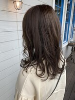 アズグロウ エクラ(AS GROW 'eclat) 艶グレージュで柔らかく【熊本市東区/帯山/長嶺】#髪質改善/縮毛