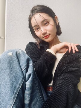 ロロ(ro-ro) 【恵比寿ro-ro】ミニボブ×オリーブカラー