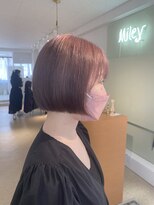 マイリー(Miley)&nbsp;ピンクアッシュ　ミニボブ