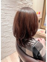 ミッシェル アフロート(michelle afloat) 20代30代40代50代ひし形レイヤースタイルもCカーブカット