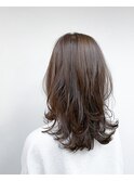 《TOPHAIR 玉島店/ ベリー》ミディアムレイヤー×グレーパール