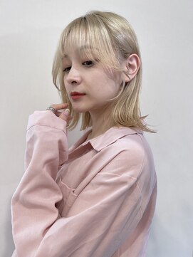 ゲーム 原宿店(GAME) ブロンド/顔周り/オージュア/ダブルカラー/髪質改善/原宿