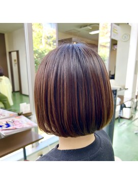 ゼロ(Zero) 大人可愛い20代30代40代小顔ボブ