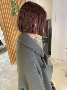 ガレージ バイ グリーン 原宿 表参道(Garage by green) 【loki】ボブ×ベージュブラウン