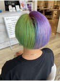 個性派ツートーンカラー