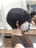 【大人可愛い】丸みショートボブ