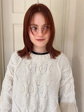 ホテリー(Hotely) ブリーチレッドベージュカラー 【ブリーチありカラー】