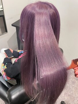 ファイブバイジエクト 堀江(FIVE by The Ect) ラベンダー×髪質改善トリートメント