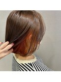 さりげないインナーカラー