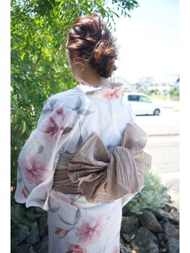 チェロ(CHERO) ★ヘアアレンジ&浴衣の着付け＃アレンジ＃着付け＃浴衣