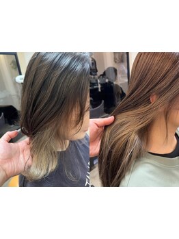 【草加】透明感カラーで軽やかに高発色◎大人気<イルミナカラー>透き通る様な透明感×低ダメージでツヤ感UP