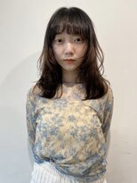 アクト(ACT) ミディアムレイヤー/レイヤーカット/透け感カラー