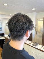 ヘアー ミュゼ 柱店(HAIR Musee) くるくるとはねない縦落ちパーマ