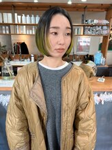 《ポイントブリーチカラー》