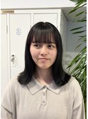 就活カラー×外ハネヘア＊
