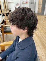 ネオリーブ クーロ メゾン 横浜(Neolive curro Maison)&nbsp;波巻きスパイラル×ツイストパーマ[メンズ]　ニュアンスパーマ