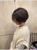 大人ショートボブ/ハイライト/バレイヤージュ