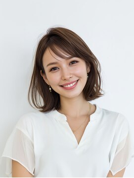 e.m.a プレミアムビューティーサロン 栄駅店(e.m.a PREMIUM BEAUTY SALON) ボブヘア/イメチェン/外ハネボブ/美髪/ワイドバング/髪型