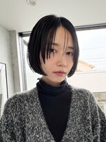 インチェルシー(in chelsea) ホワイトグレージュ/ミニウルフ/デジタルパーマチェリーブラウン