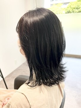 ストフ(stof) レイヤーカット/外ハネボブ/シースルーバング