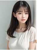 小顔ショコラアッシュヘルシースタイルふんわりカール