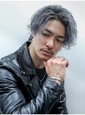 グラデーションセンターパート　ハイトーンカラー/渋谷