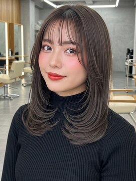 グルグル 下総中山店(GULGUL) 下総中山/ボブ/ミディアム/レイヤーカット/ブリーチなしカラー