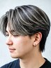 メンズカット+パーマ+ハイライト ￥26000 [新宿/メンズ]