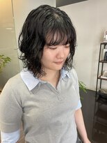 スタイル 茅ケ崎(STYLE)&nbsp;[風花]ニュアンスボブパーマ/前髪クロスパーマ