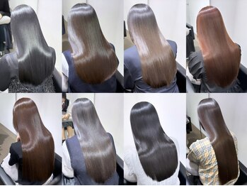 プレバイイオエ 三宮店(pre. by ioe)の写真/韓国女子っぽいナチュラルストレートならお任せ！髪質改善で毛先までサラツヤな柔らか質感が魅力◎