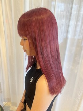 フィゼル 福島店(fizelle) ピンクカラー*いけもとみお