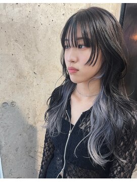 ラニヘアサロン(lani hair salon) インナーカラー/ホワイトシルバー/コントラストカラー