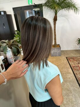 メリー オオサカ(Merly Osaka) バレイヤージュ/似合わせカット