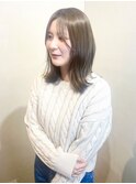 グレージュ/透明感カラー/20代30代0代