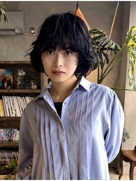 美容室 キムラ マッシュボブ と パーマ