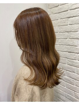 メルク ユニ(merc.uni) 柔らかいベージュカラー似合わせカット