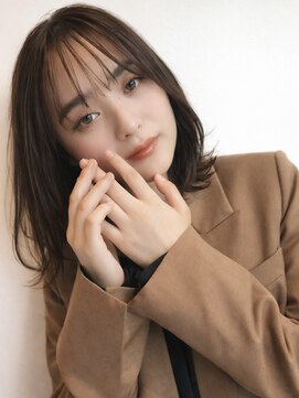 ロフティー 清澄白河(LOFTY) ミディアムレイヤー/ダークブラウン/髪質改善/清澄白河/錦糸町