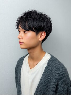 クリックプラス 小倉(Click plus) 小倉/刈り上げセンターパート/波巻きツイストスパイラル