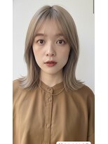 チャチャブラン(cha-cha Blanc)&nbsp;ミルクティーベージュ × 外ハネボブ