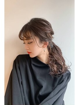 トイロ 横浜(Toiro) シースルバング韓国ヘアアレンジ