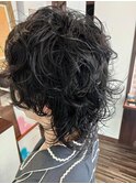★男女ともOKなレングスのウルフパーマ[esola]