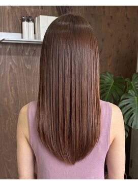 零秒女髪 千里丘店 髪質改善で叶える艶やか上品ロングヘア艶髪美髪髪質改善カラー