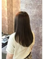 エイム ヘア デザイン 町田店(eim hair design)&nbsp;髪質改善ストレート/艶髪/ストレートヘア/オリーブグレージュ