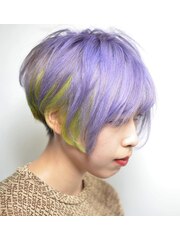 【奈良/inni hair】原色インナーカラー