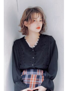 ロンドアベニール 北千住(Lond avenir) namie 外ハネウェーブボブスタイル