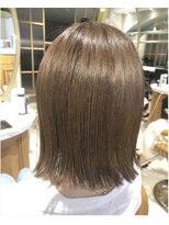 ロンド シャルム 吉祥寺(Lond charme)&nbsp;【Lond charme 濱田麻佑】ハニーベージュ切りっぱなしボブ